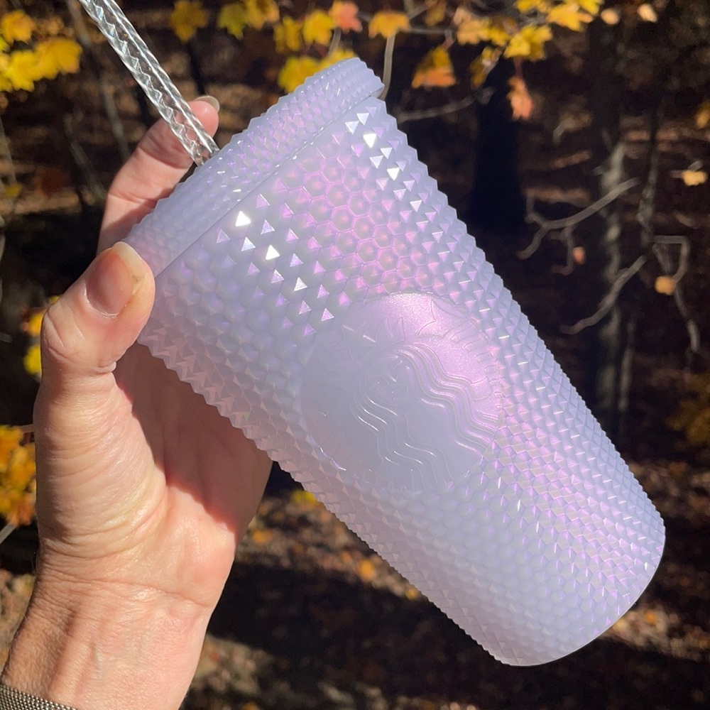 NWT Starbucks Studded Grande Ice Iridescent Cold Cup Tumbler